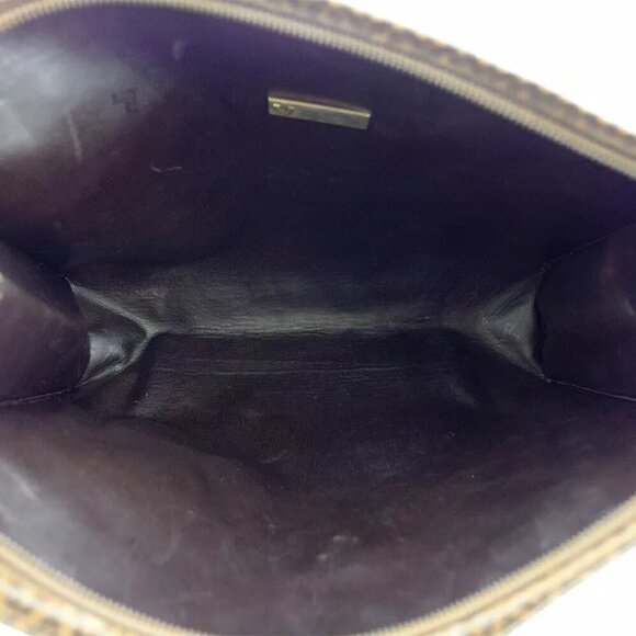 MARIO VALENTINO clutch bag V mark PVC Authentic Used L3530 - Picture 5 of 7